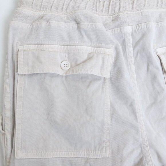 James Perse Mixed Media Pant Talc Light Gray Utility Jogger Size 1 - Picture 10 of 14